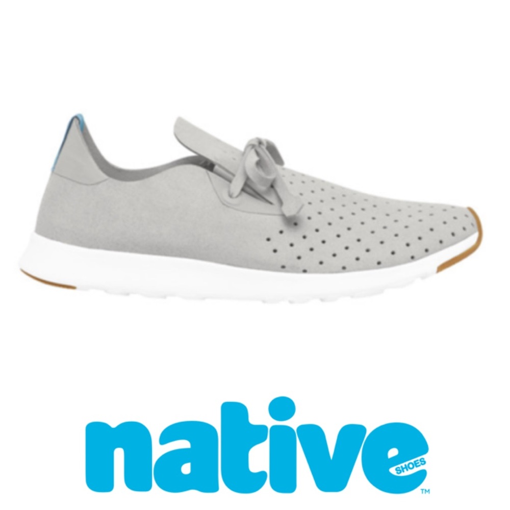 NATIVE Apollo Moccasin Slip On Runners Gray Size 5